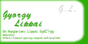 gyorgy lippai business card